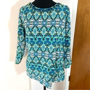 🧨3/$12 Women’s medium Kim Rogers shirt blouse top